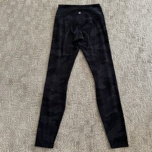 lululemon athletica Black Camo High-Rise Leggings